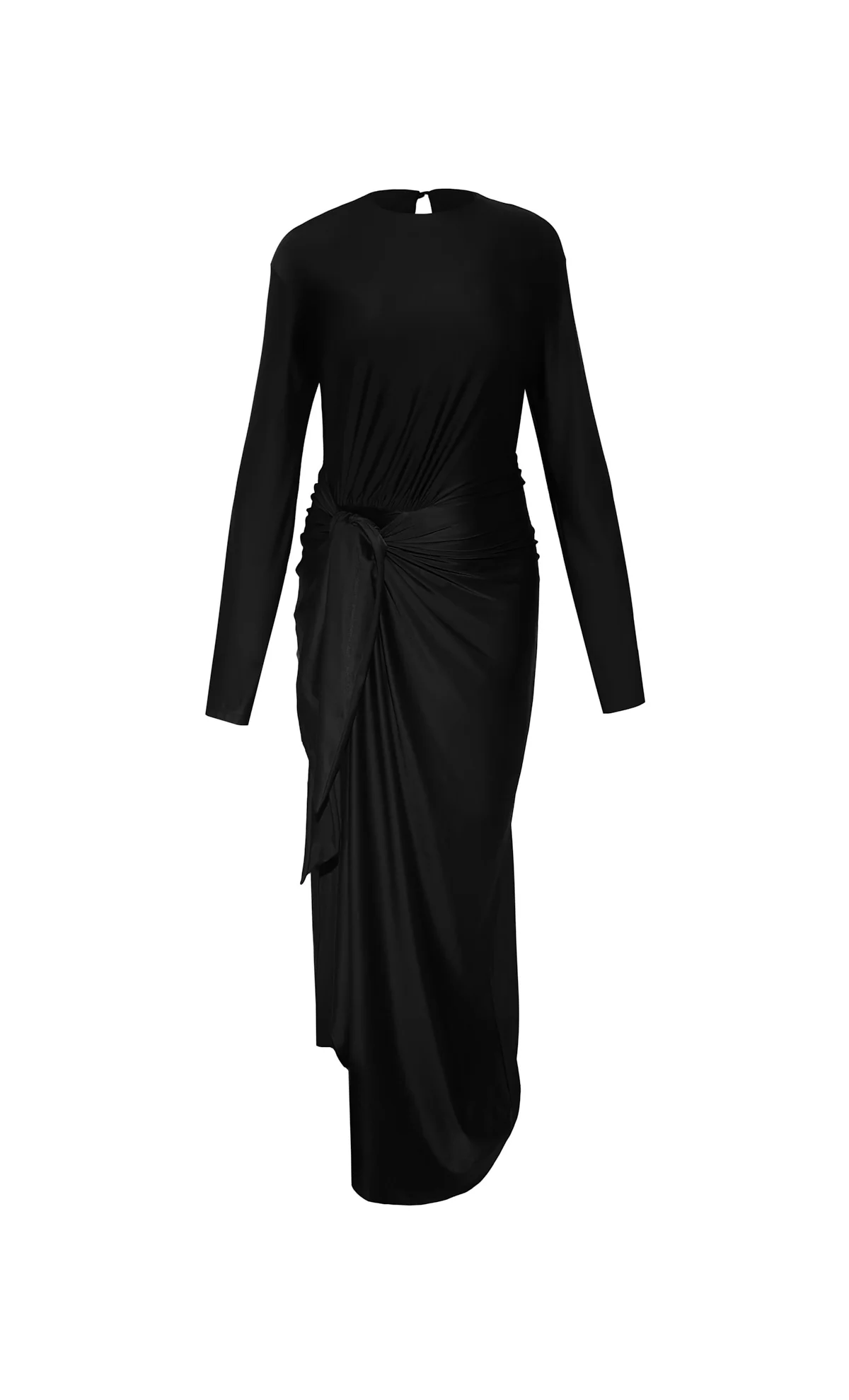 Maura Black Maxi Dress - Image 4