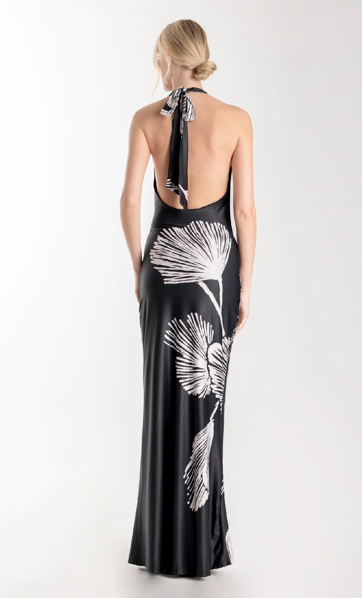 Moonflower Black Maxi Dress - Image 4